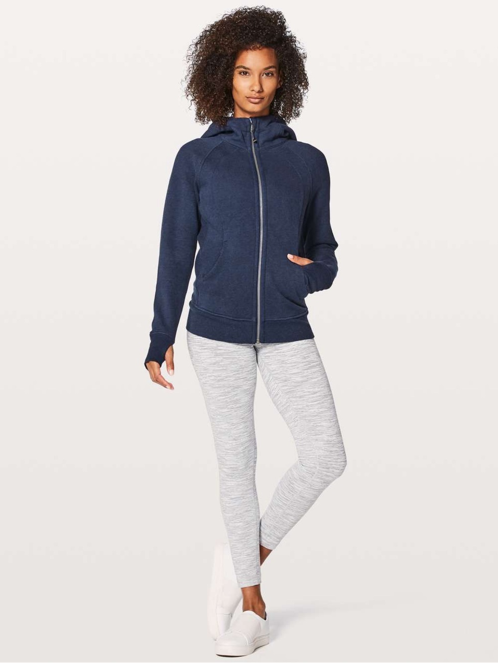 Lululemon Scuba Hoodie Light Cotton Fleece
Heathered Hero Blue • size 4